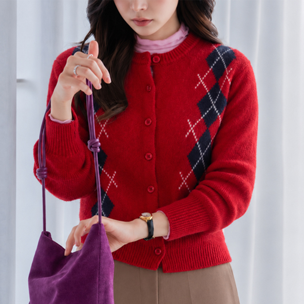 Joanne Argyle Fogny Round Cardigan [size:F(55~66)]
