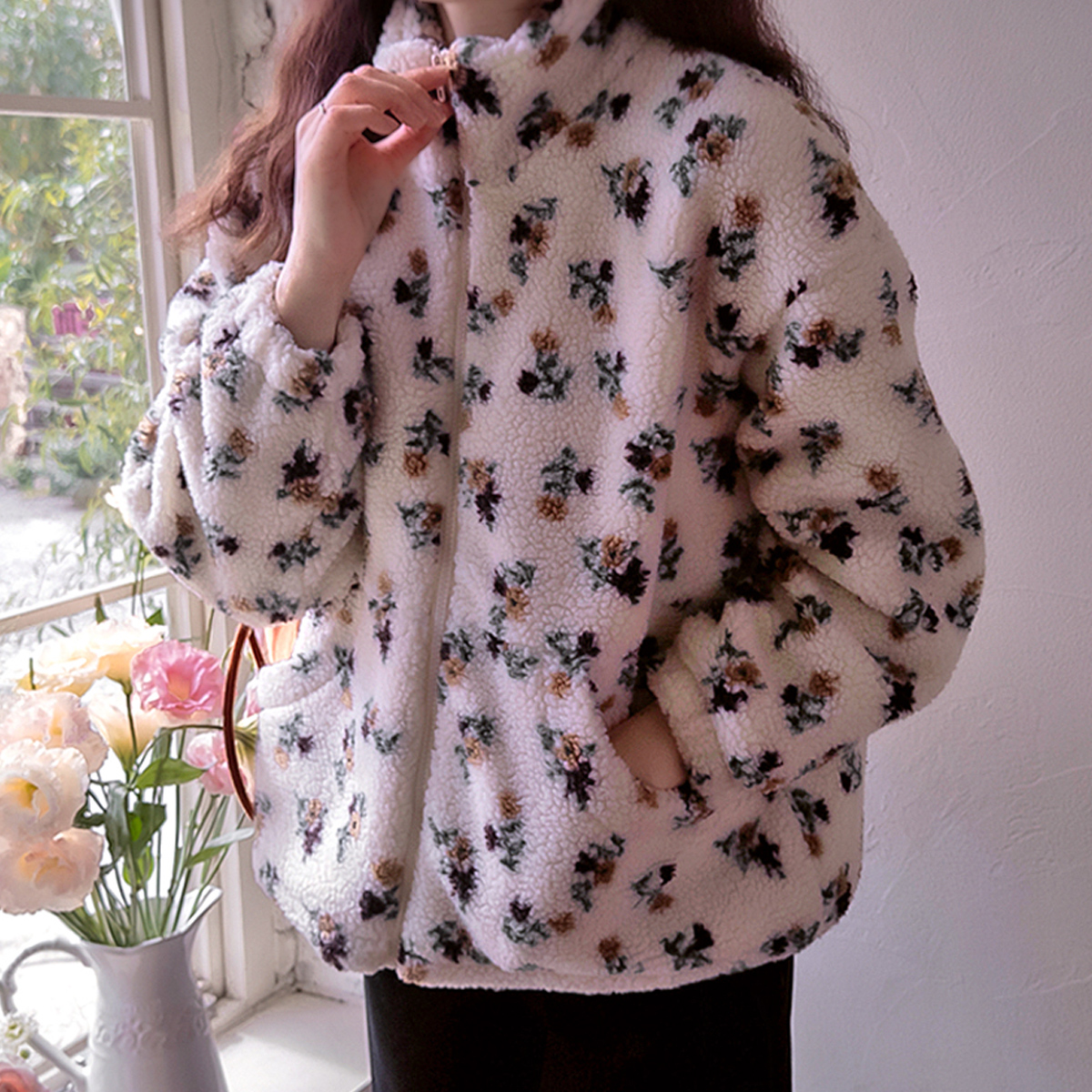 Ellyflower Warmth Boucle Quilted Cutie Outer[size:F(55~66)]