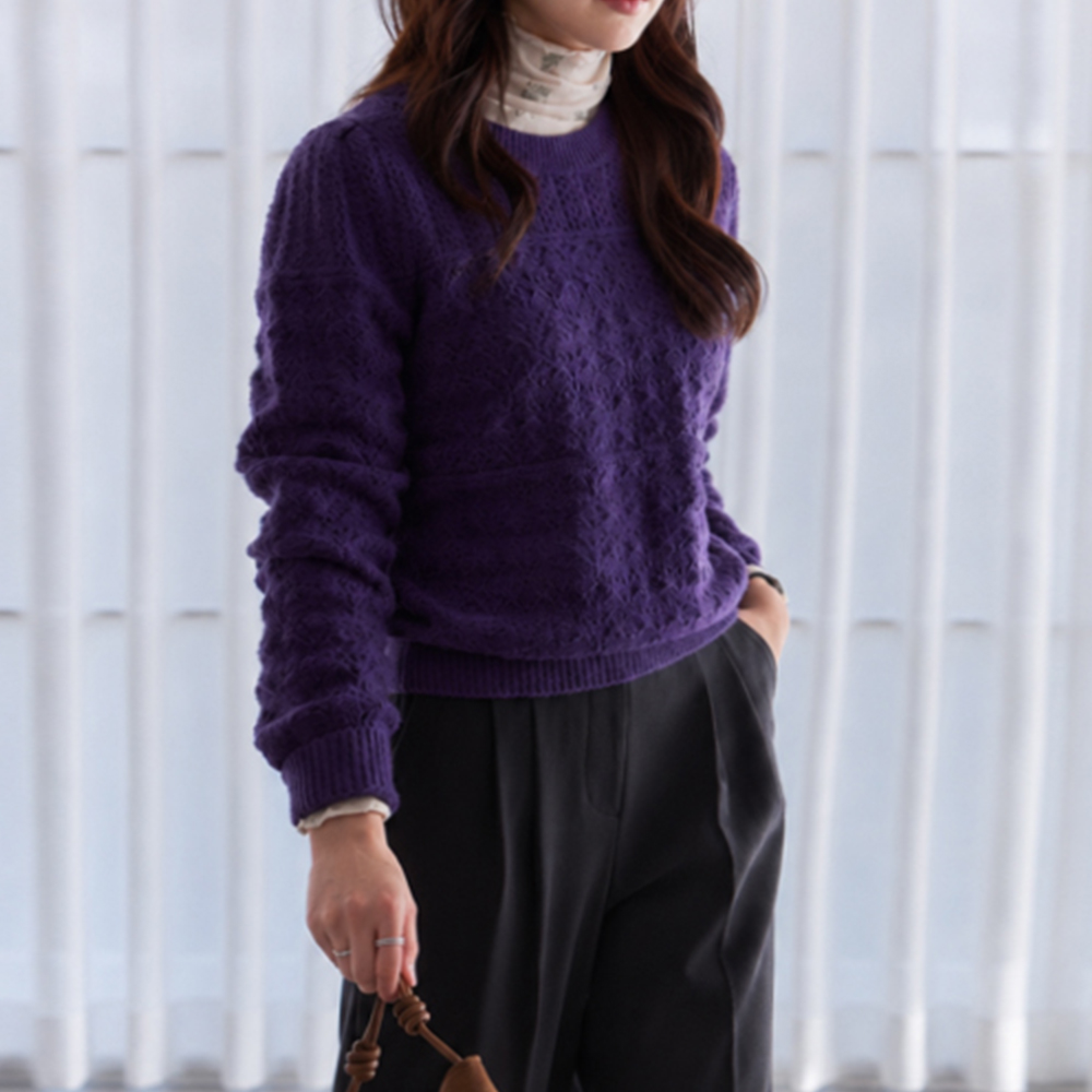 Shuni Cable Cozy Warm Knit [size:F(55~66)]