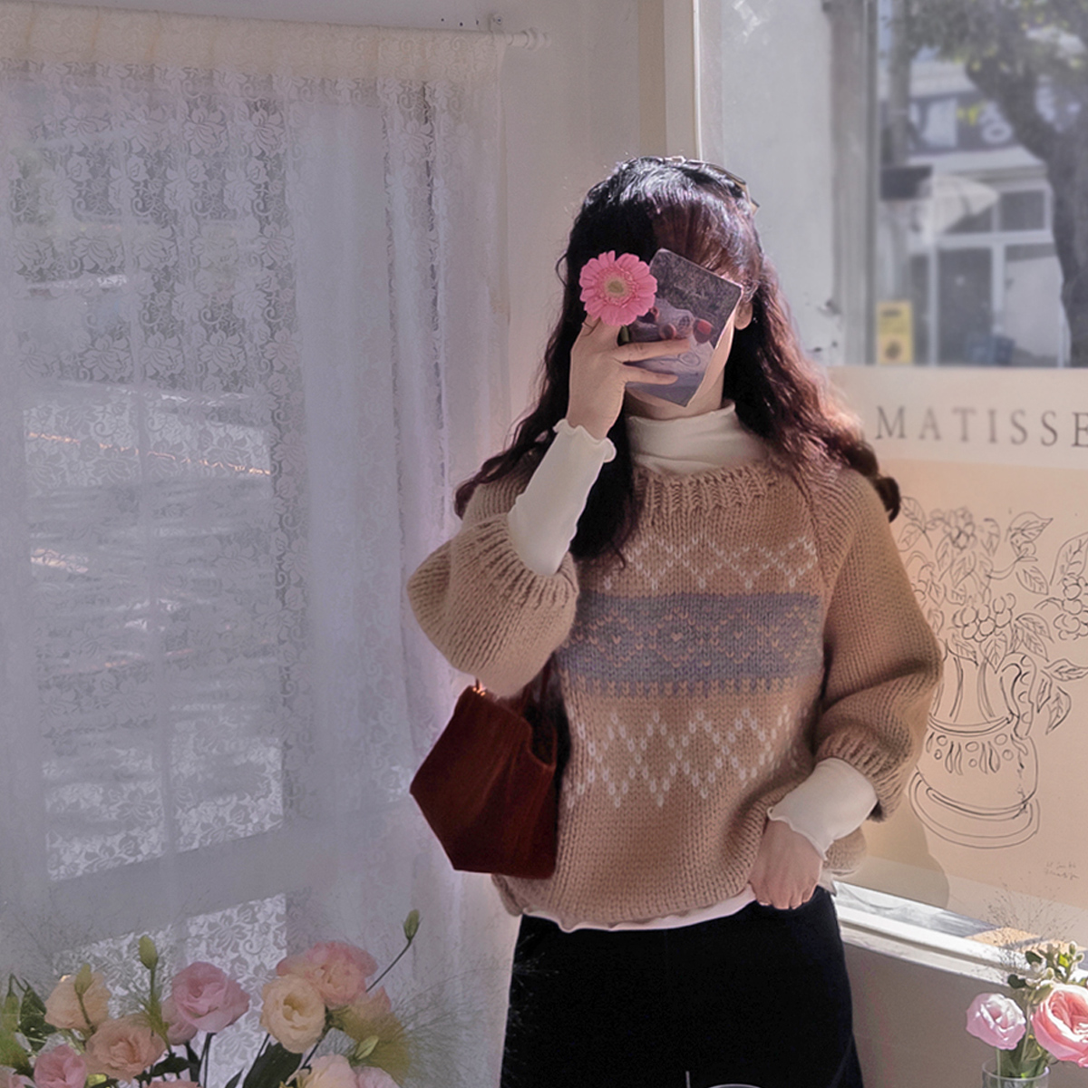 Road Pattern Warm, Thick, Cute, Stylish Knit [size:F(55~66)]