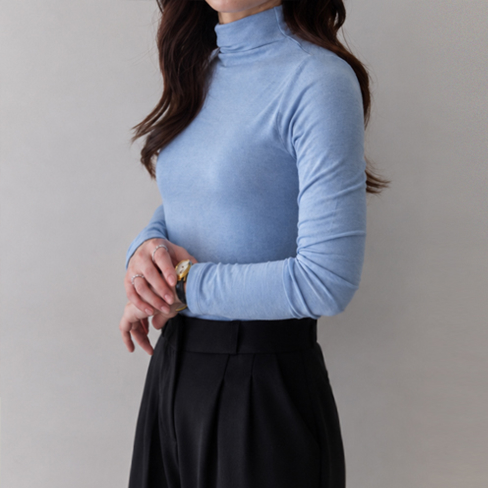 Lucida Soft Wool Mock Neck [size:F(55~66)]